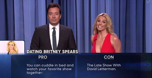 Britney Spears est maintenant sur Tinder (Merci à Jimmy Fallon)