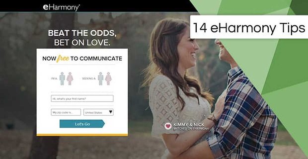 14 consejos de eharmony: para registro, perfil, correo electrónico y citas