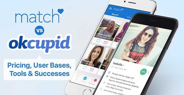 Match vs. OkCupid: Preise, Nutzerbasen, Tools & Erfolge