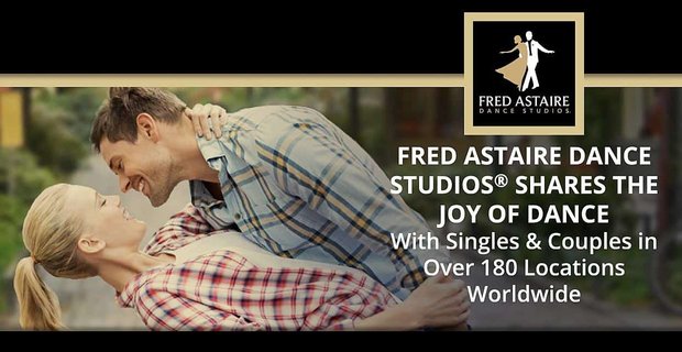 Fred Astaire Dance Studios® deelt de vreugde van dans met singles en stellen op meer dan 180 locaties wereldwijd